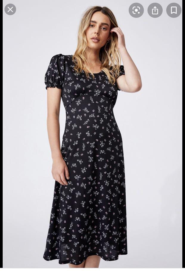 elina jersey midi dress
