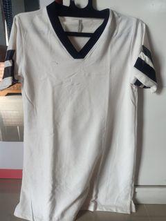 Dress putih hitam