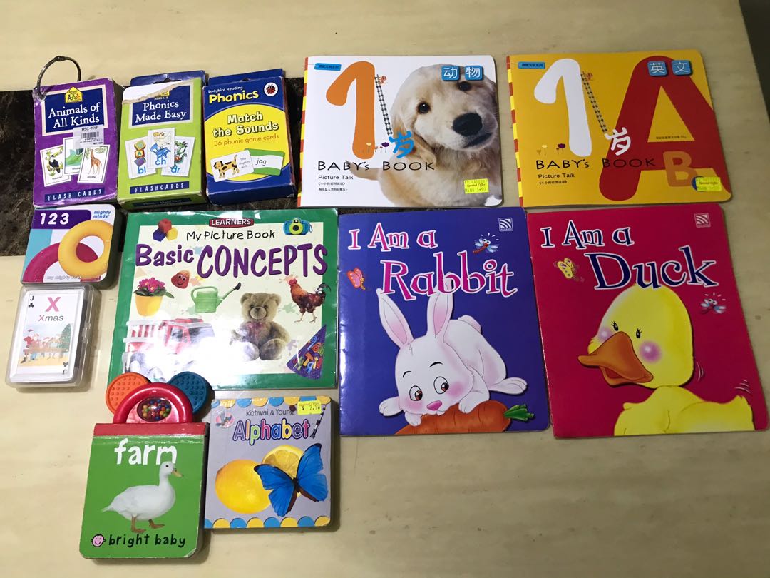 English learning books/cards for pre-schoolers, Hobbies & Toys, Books ...