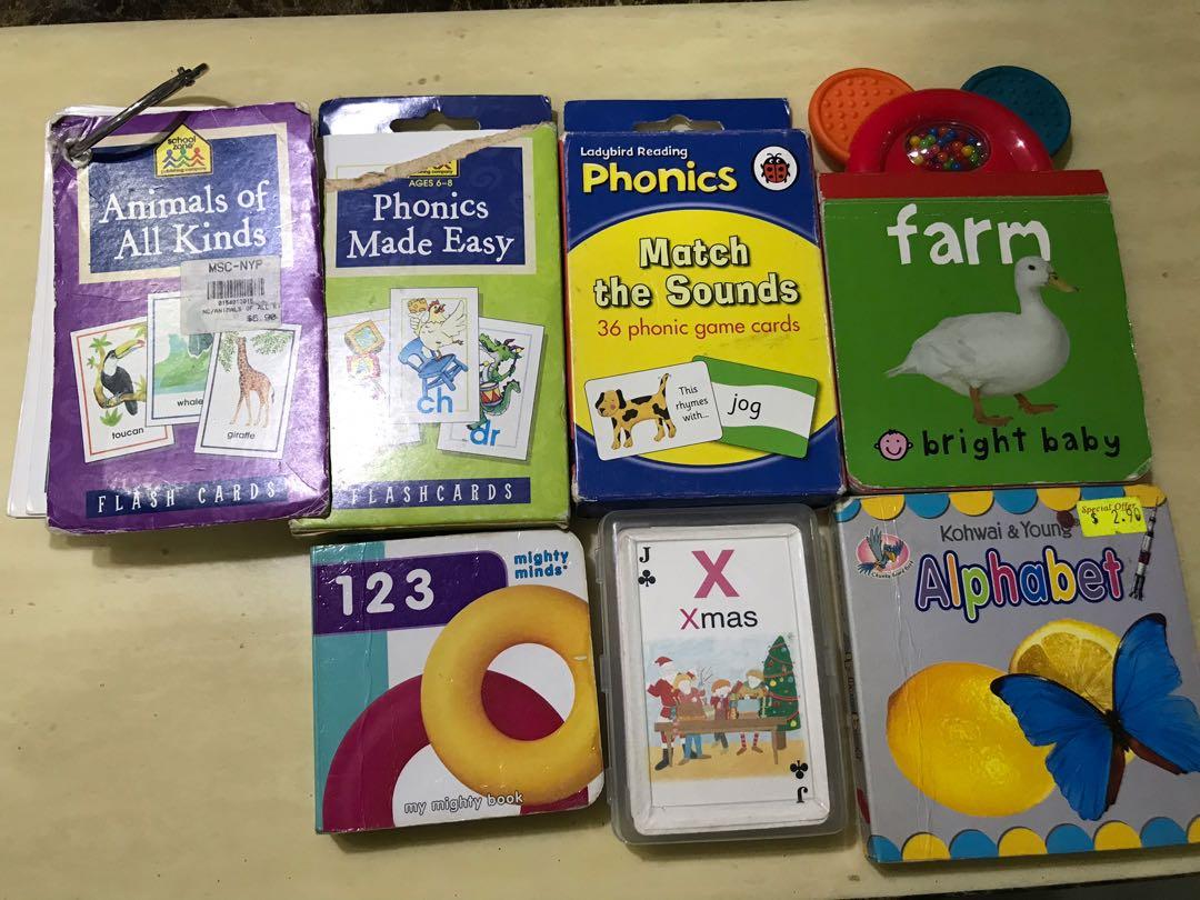 English learning books/cards for pre-schoolers, Hobbies & Toys, Books ...