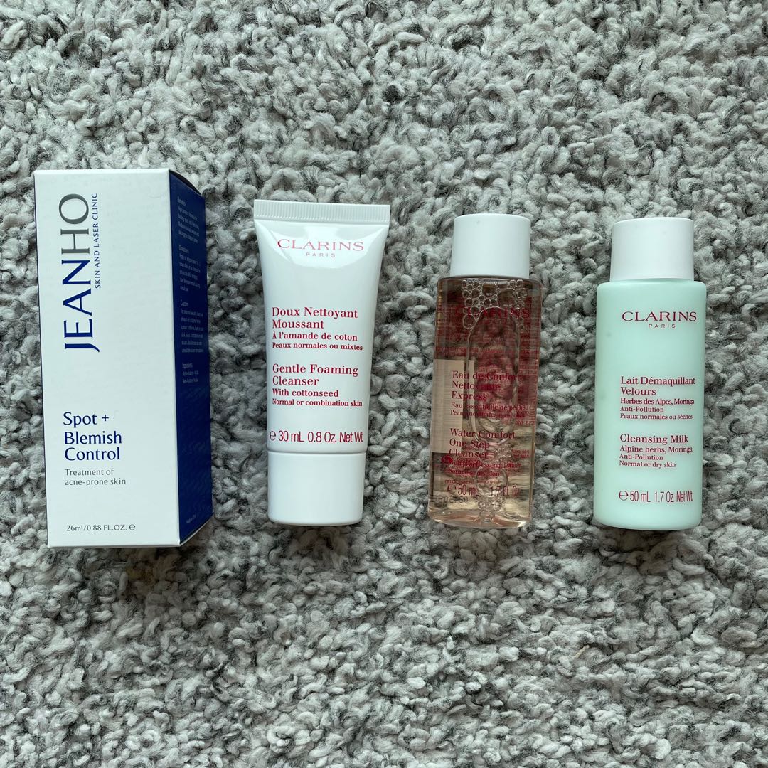 Dermatologist Jean Ho spot and blemish control / Clarins face wash