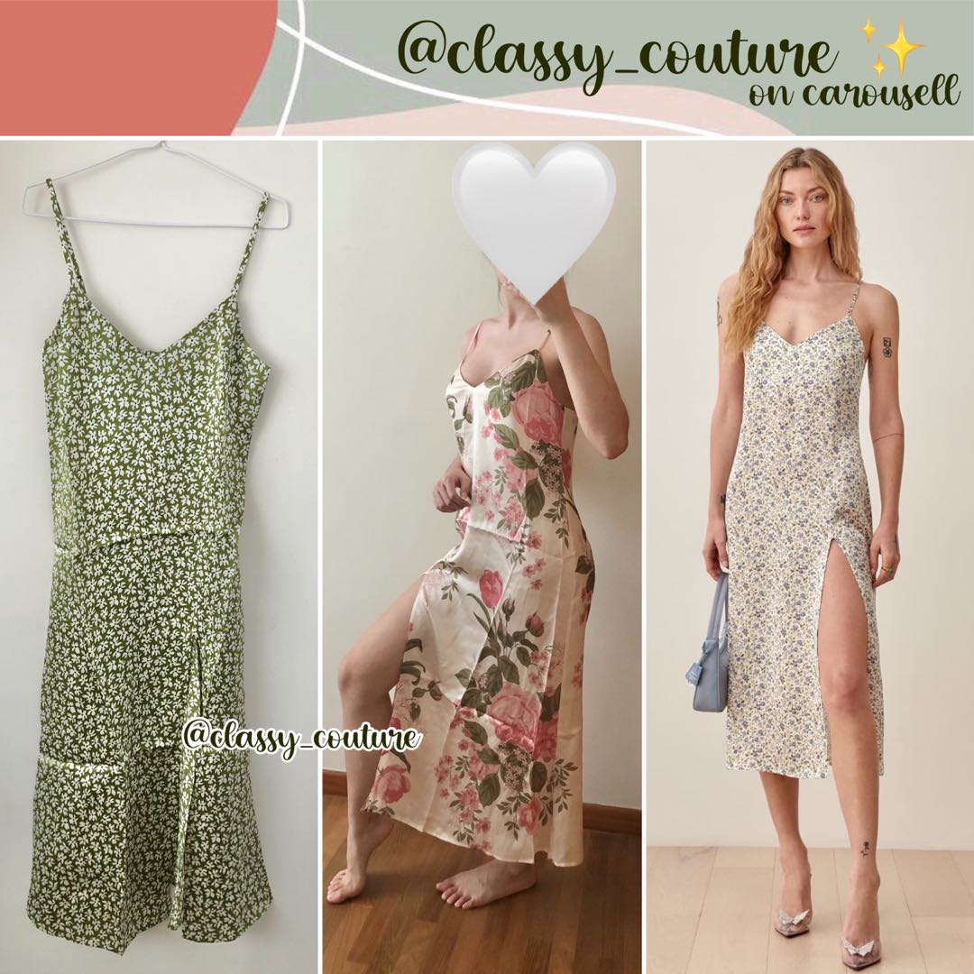 Reformation britten dress discount