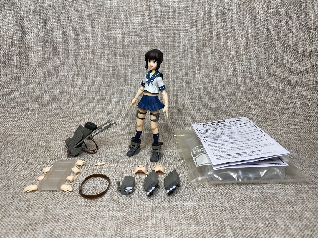 中古日版figma 281 吹雪Animation ver. KanColle 艦娘(不議價，請閱內