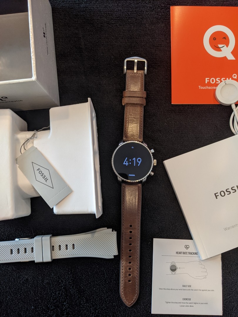 Fossil Touchscreen Smartwatch Q Explorist HR Gen FTW 4015 (Still Under  Warranty), Men's Fashion, Watches Accessories, Watches On Carousell |  
