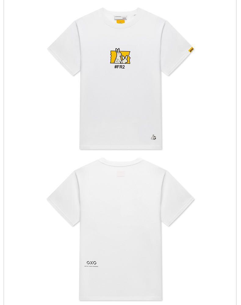 格安販売の x #FR2 【希少】 atmos WHITE TEE LOGO RABBIT Tシャツ