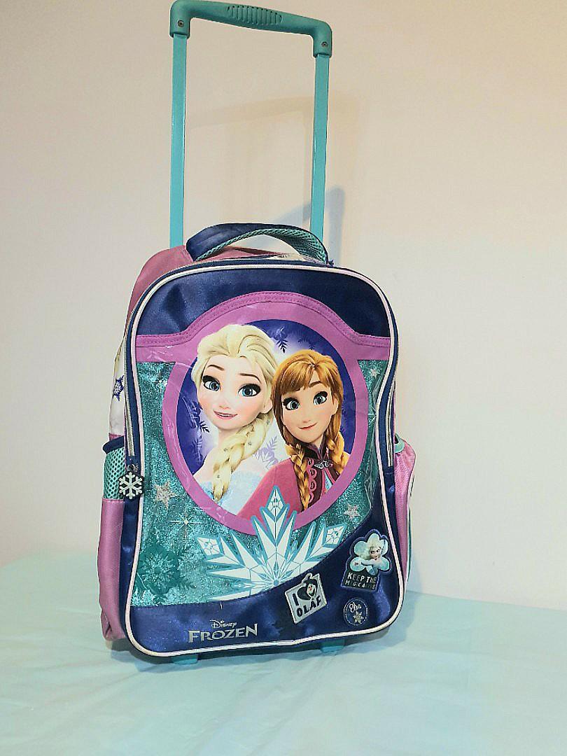 Frozen trolley on sale school bag
