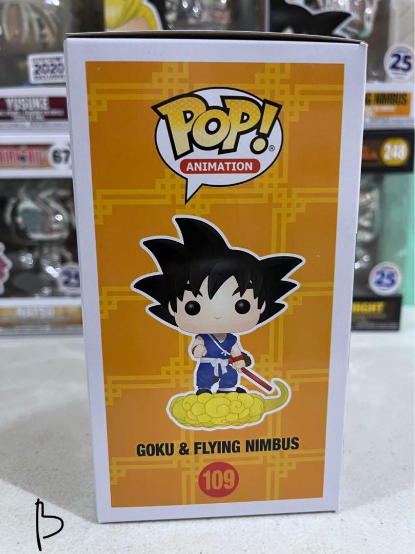 Funko Pop - Goku & Flying Nimbus (Silver Chrome) (Category: Designer & Blind Box Toys) located in Makati City. Submitted by argonomic (Listing ID 1088625573, Image 2). Description: Goku & Flying Nimbus (Silver Chrome) 109 Funimation Brand New (Shipped from US) Box Condition - 8.5/10 (See Photos) Free sorter box and boss protector Delivery via Grab or Lalamove, to be shouldered by the Buyer.