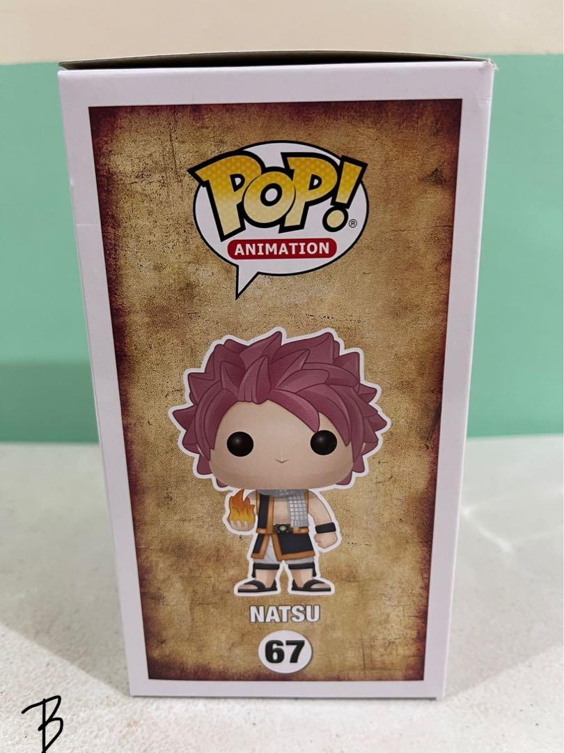 Funko Pop - Natsu (Funimation) (Category: Designer & Blind Box Toys) located in Makati City. Submitted by argonomic (Listing ID 1088613380, Image 2). Description: Natsu 67 Funimation Brand New (Shipped from US) Box - 8.5-9/10 (See Photos) Free sorter box and boss protector Delivery via Grab or Lalamove, to be shouldered by Buyer.