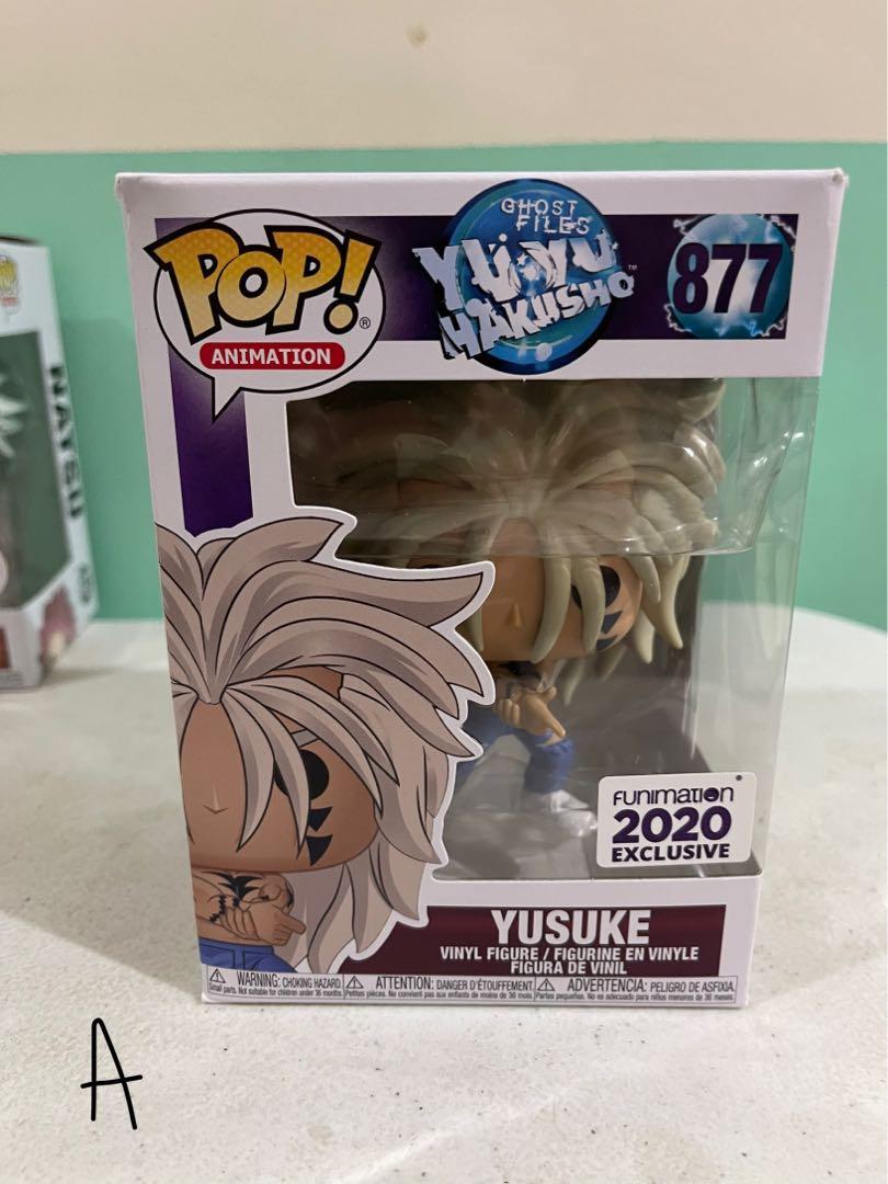 Funko Pop - Yusuke / Eugene (Funimation) (Category: Designer & Blind Box Toys) located in Makati City. Submitted by argonomic (Listing ID 1088615376, Image 1). Description: Yusuke 877 Funimation Brand New (Shipped from US) Box Condition - 9/10 (See Photos) Little tear in front Free sorter box and boss protector Delivery via Grab or Lalamove, to be shouldered by the Buyer.