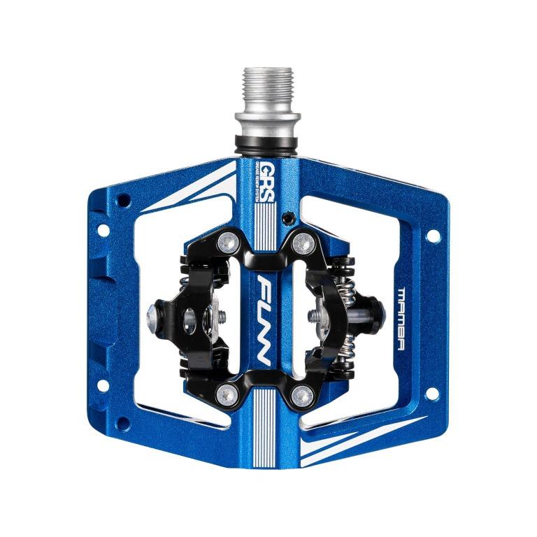 Funn Mamba S Clipless MTB Pedal Blue Sports Equipment Bicycles