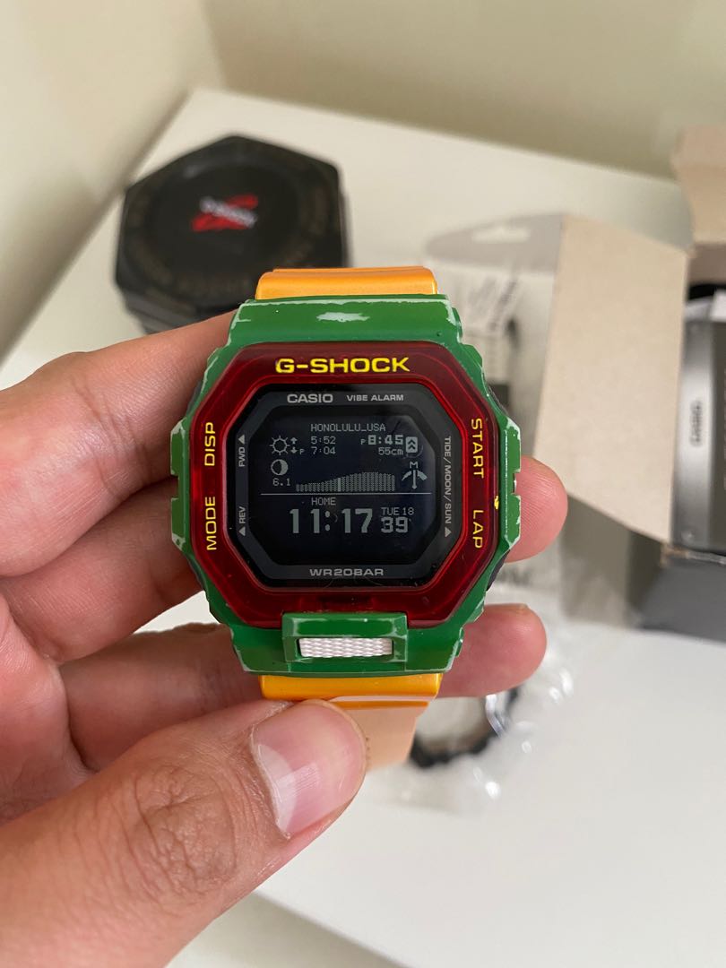 GBX 100 Custom Rasta Original Band White