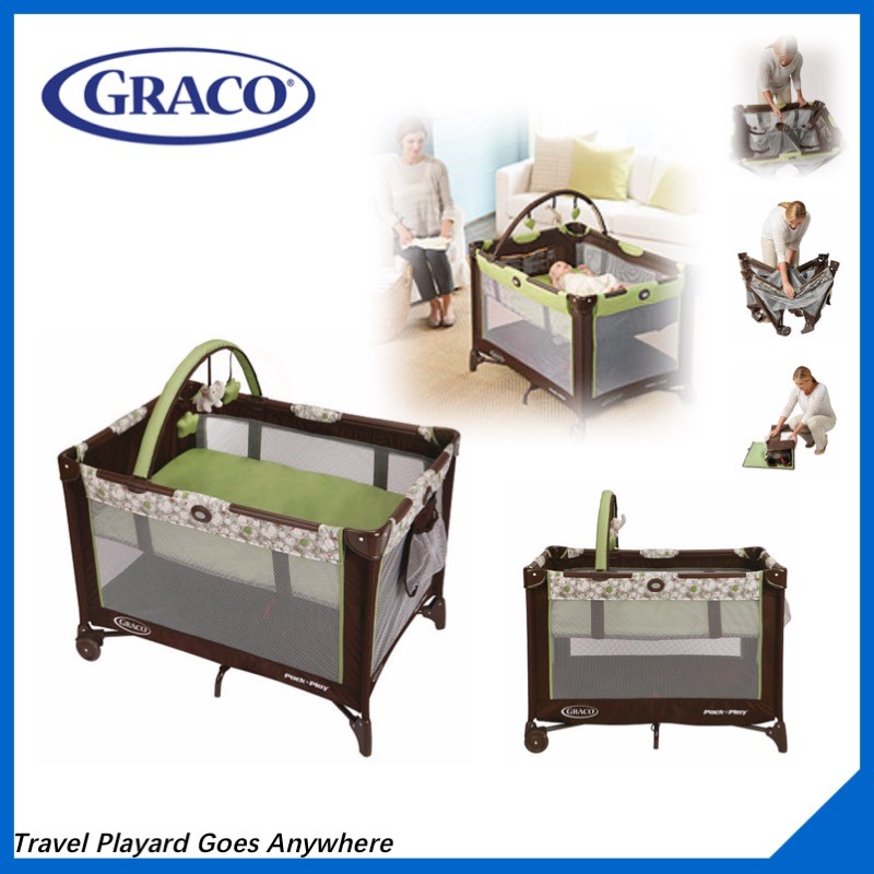 Graco Playpen Pack N Play, Babies & Kids, Infant Playtime on Carousell