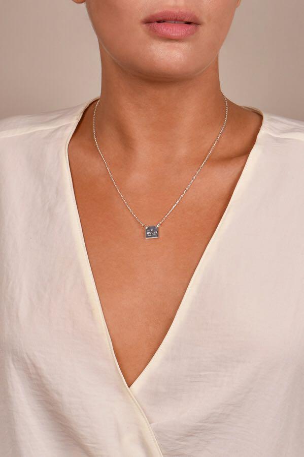 Gucci square necklace new arrivals