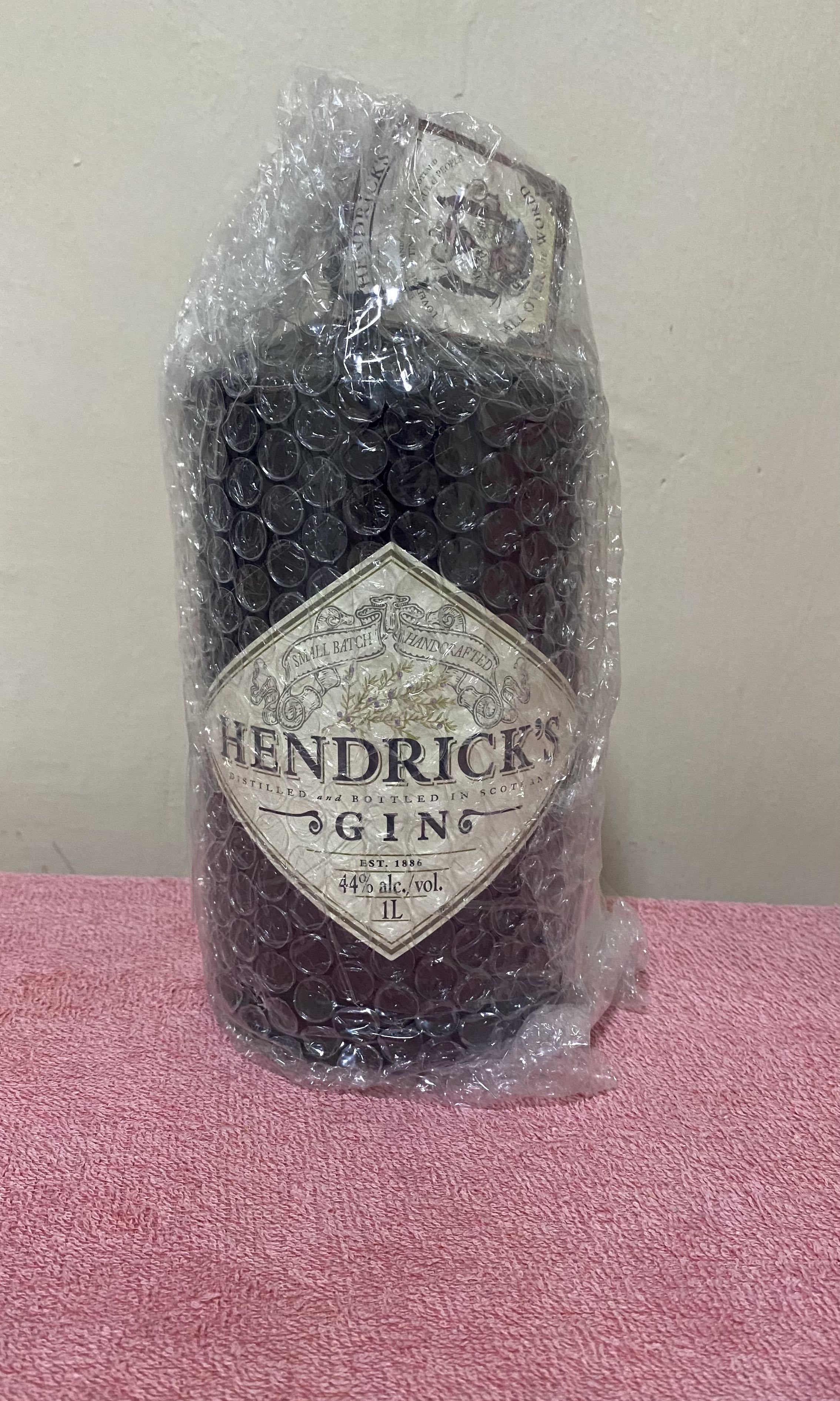 Hendricks gin 1 Litre, Food & Drinks, Beverages on Carousell