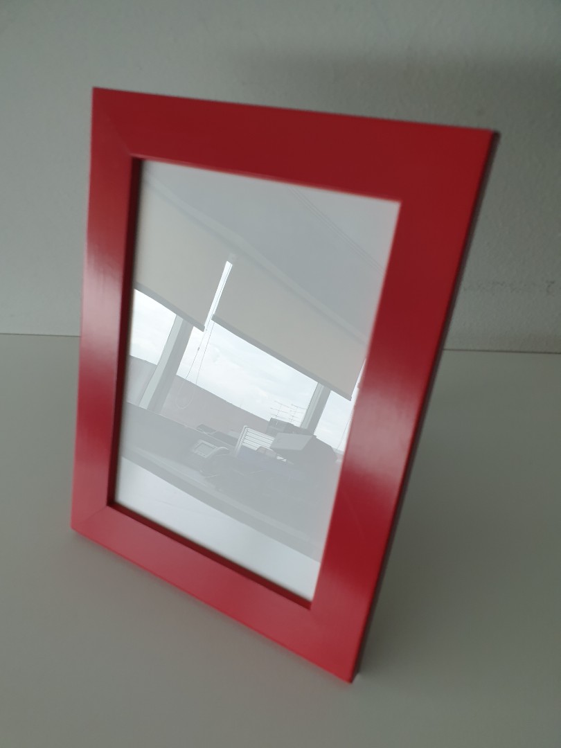 Ikea NYTTJA red photo frame, Hobbies & Toys, Stationery & Craft, Art