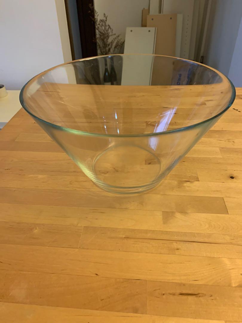 IKEA TRYGG Glass Bowl, Furniture & Home Living, Kitchenware & Tableware, Other Kitchenware