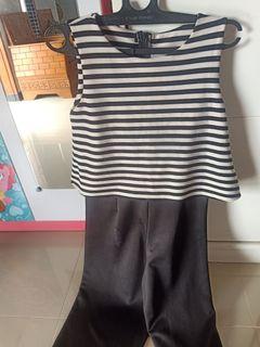 Jumpsuit stripe