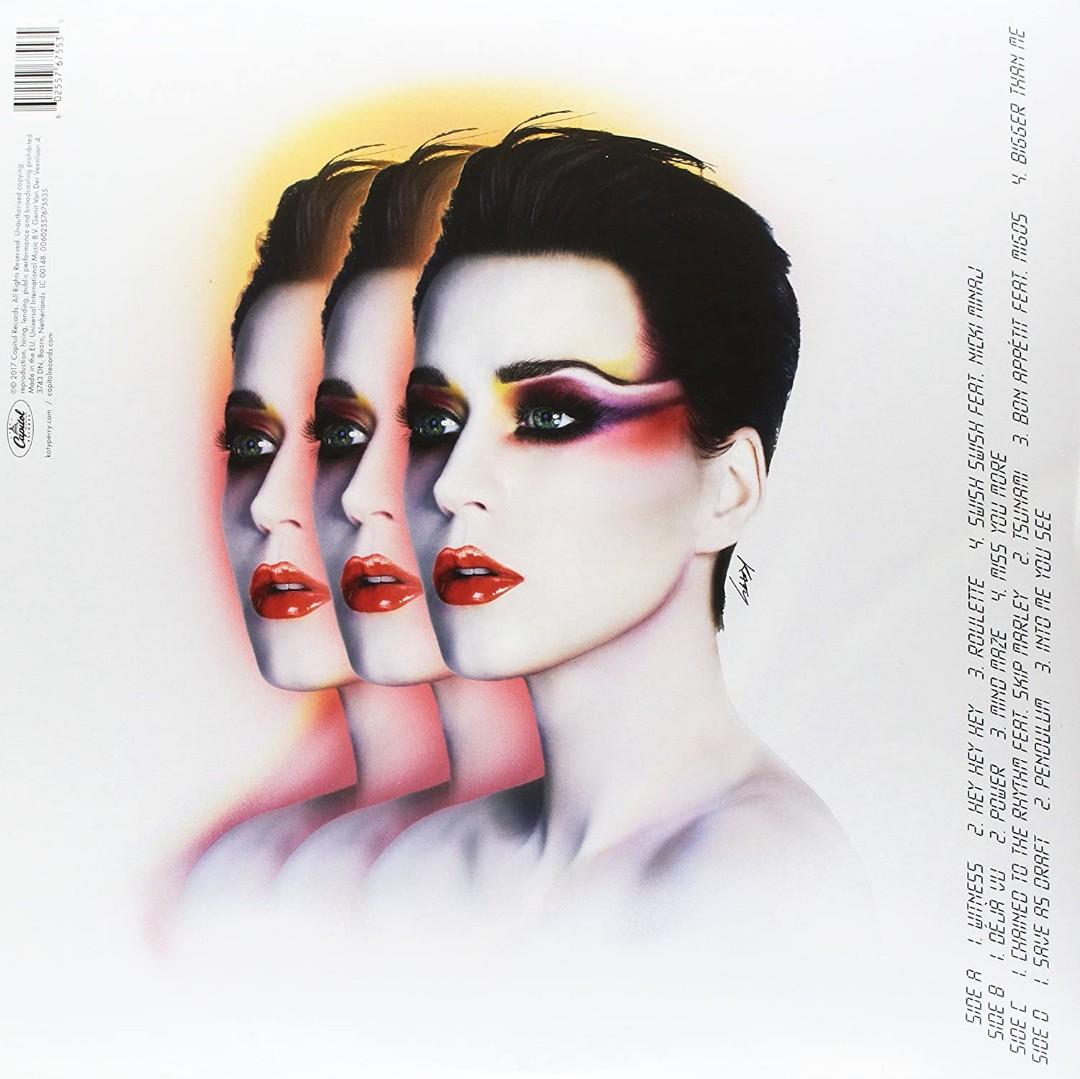 Katy Perry vinyl (Category: Vinyls) located in Manila. Submitted by ramonrobin.cruz (Listing ID 1088672017, Image 2). Description: For sale = 5500php each Katy Perry witness double vinyl = 5,500php Katy Perry one of the boys =5,500php Brand New sealed made in USA Contact if interested 09360833528 https://www.facebook.com/Robin-Cruz-special-order-merchandise-111838937020408/.