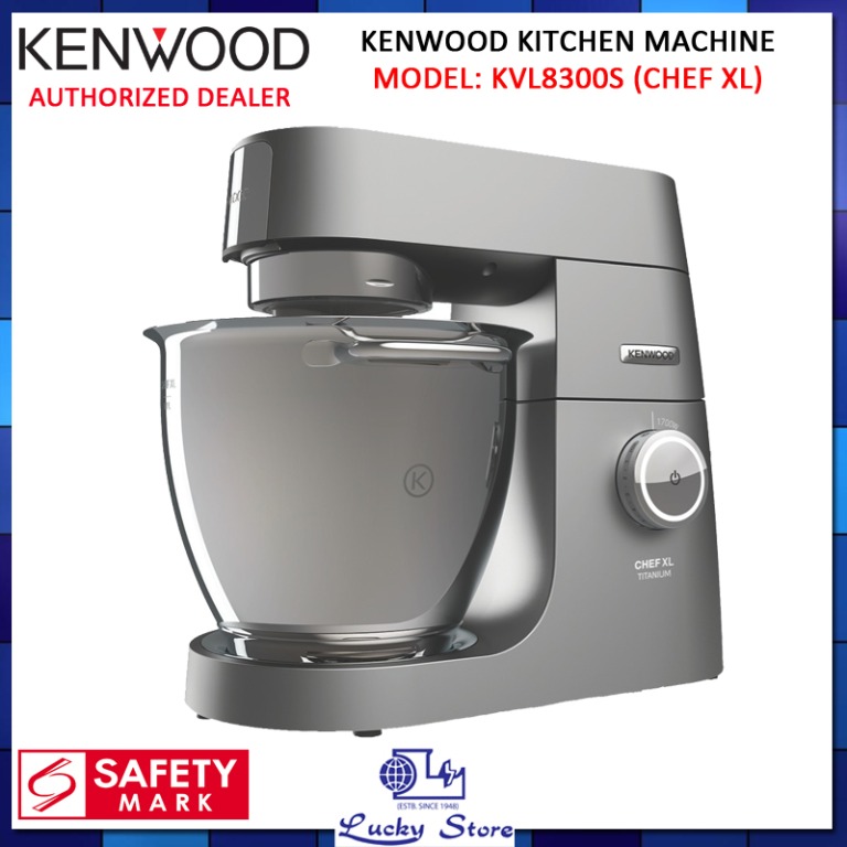 KENWOOD KVL8300S CHEF XL TITANIUM KITCHEN MACHINE, 1700W, STAND MIXER WITH  STANLESS STEEL BOWL, METAL BODY, 1 YEAR WARRANTY, TV & Home Appliances, Kitchen  Appliances, Hand & Stand Mixers on Carousell