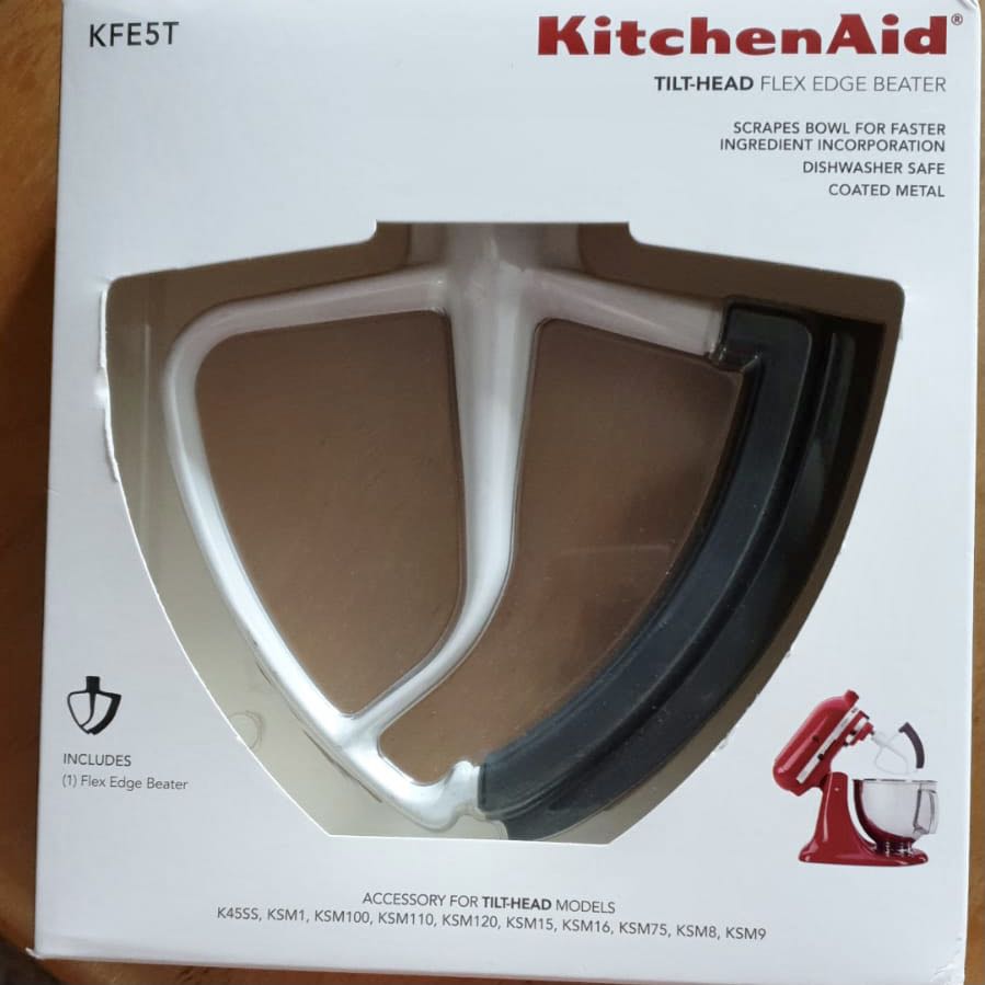 kitchenaid kfe5t flex edge beater