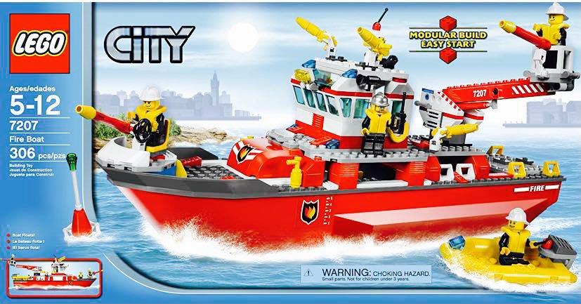 Lego City Fire Ship 77 99 New 新淨樂高城市系列消防船有說明書 玩具 遊戲類 玩具 Carousell