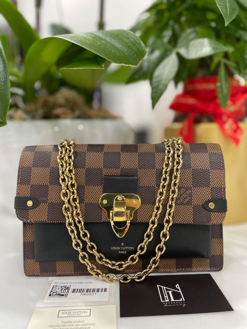 Louis Vuitton Womens Vavin Chain Wallet Beige Empreinte Leather  Luxe  Collective