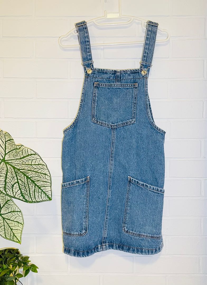 Mango denim overalls, Women's Fashion, Coats, Jackets and Outerwear on