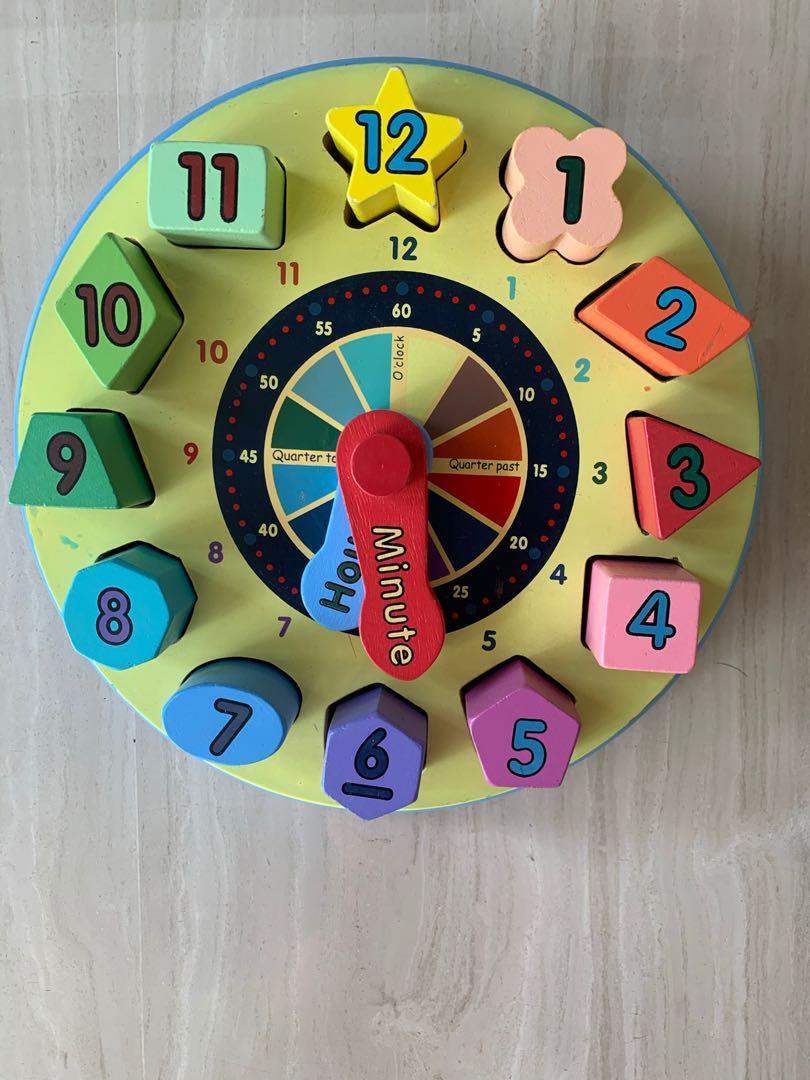 Melissa & doug clock puzzle deals
