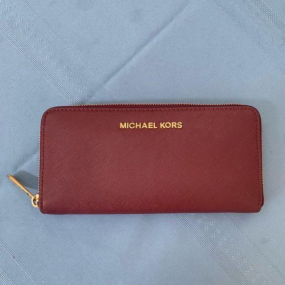 mk maroon wallet