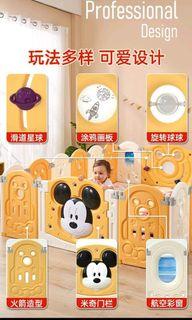 Micky mouse baby game fence 8+2pcs