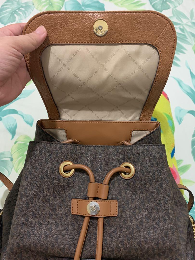 Michael Kors Abbey Cargo backpack MK, Luxury, Bags & Wallets on Carousell