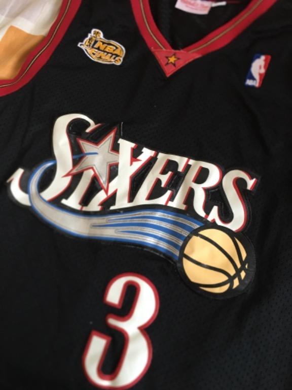 Allen iverson 2001 finals jersey best sale
