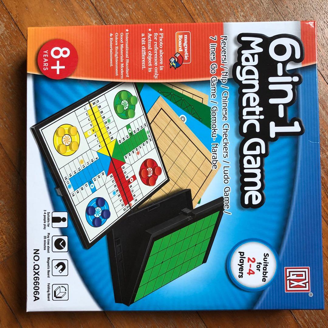 New 6 in 1 board games, Hobbies & Toys, Toys & Games on Carousell