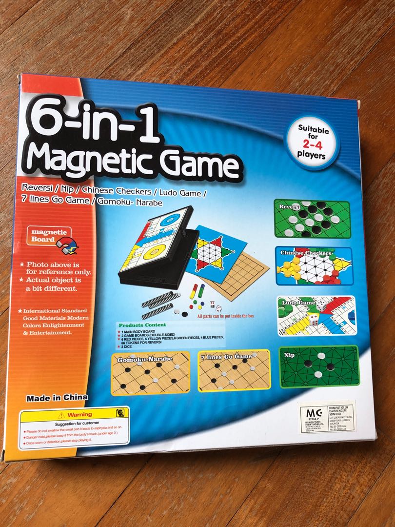New 6 in 1 board games, Hobbies & Toys, Toys & Games on Carousell