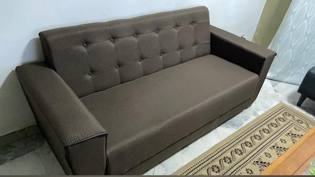 New stock sofa 3+1 seat sofa L shape sofa KemasRaya, Furniture & Home