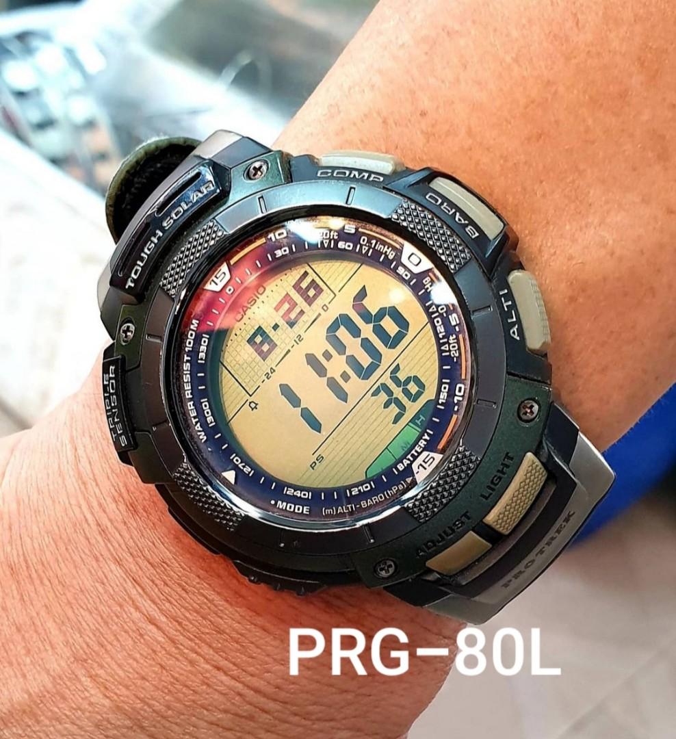 Old vintage Casio digital protrek watch. Not seiko citizen swatch