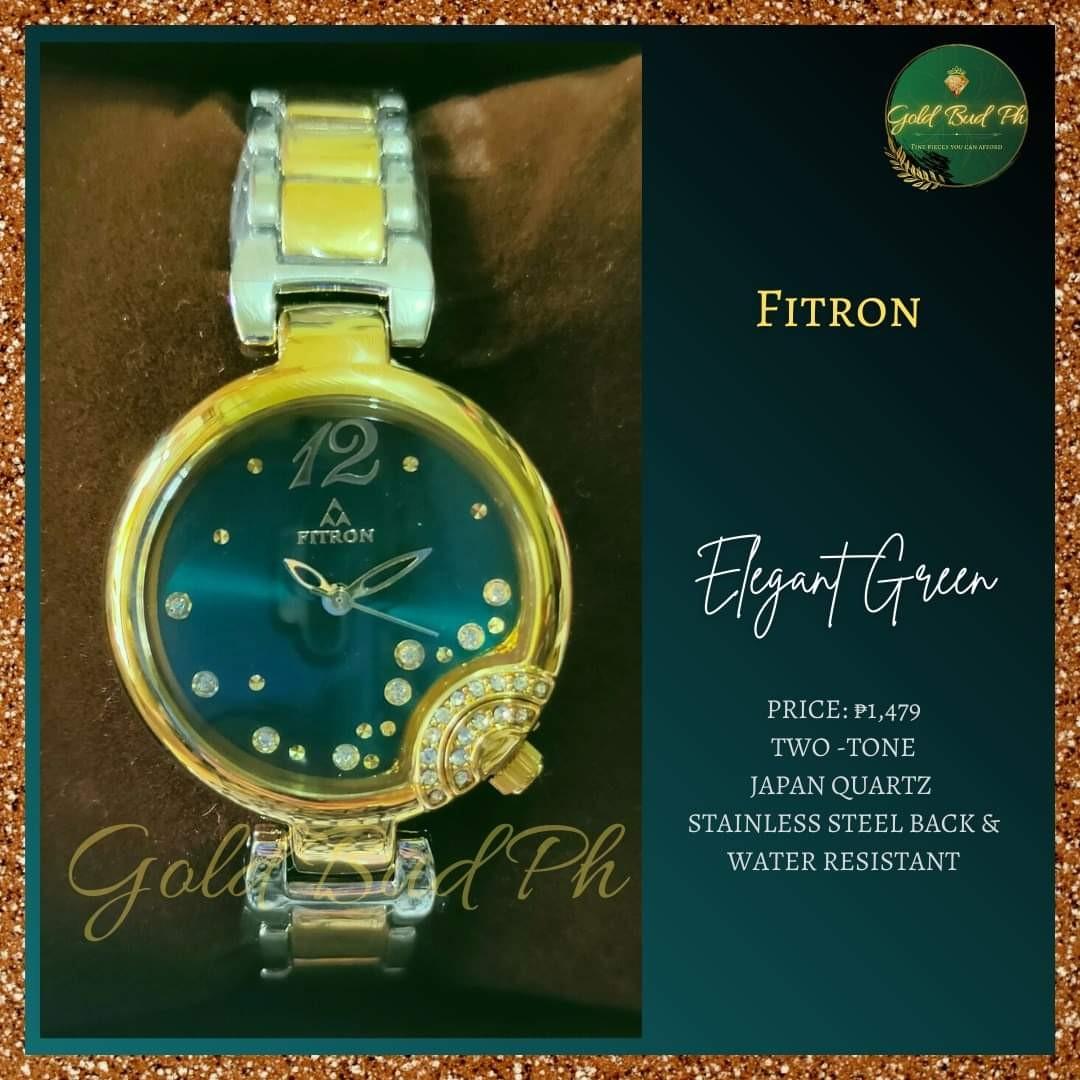Original Japan Brand Lowest Priced Fitron Elegant Green Watch For Ladies Women S Fashion Watches Accessories Watches On Carousell