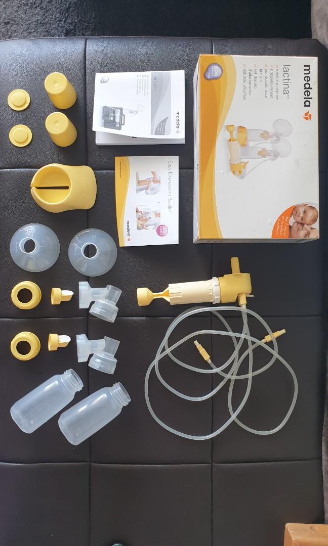 Original Medela Lactina Manual Pump all accessories