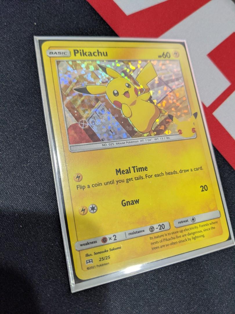 Pokemon 25th Anniversary McDonalds Holo Pikachu, Hobbies & Toys, Toys &  Games on Carousell
