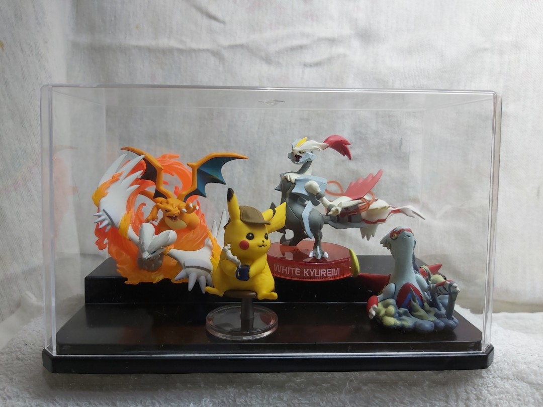 Pokemon figure shop display case