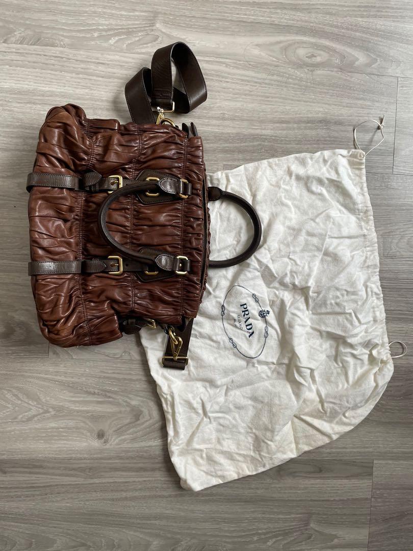 prada wide strap bag