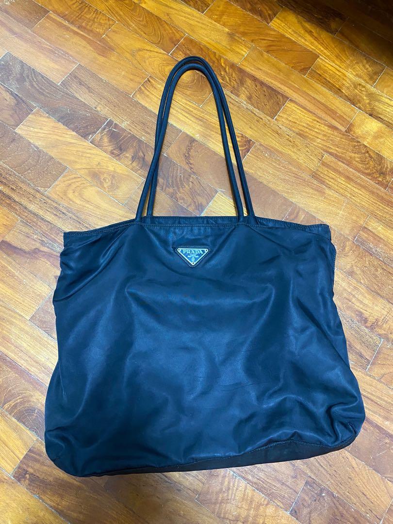 Tessuto city tote Prada Black in Polyester - 34258325