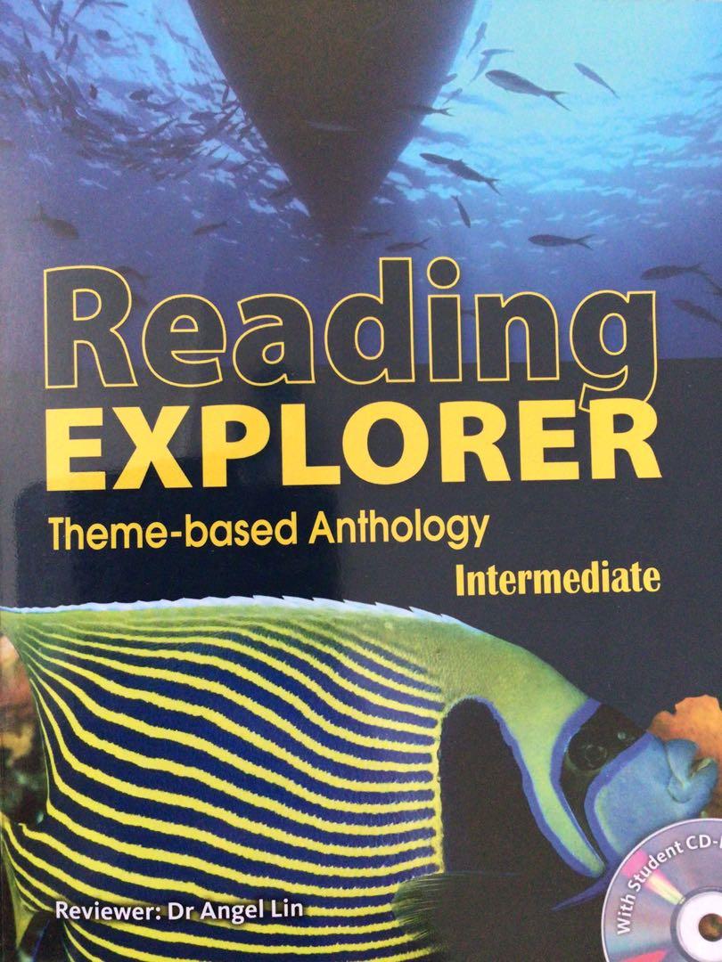 Reading explorer Theme-based Anthology Intermediate （分類：補充練習）位於 Hong Kong。 由 m_wing.stal 提交（商品編號 1088571813，圖片 1）。簡介： Reading explorer Theme-based Anthology Intermediate $50 9成新 。