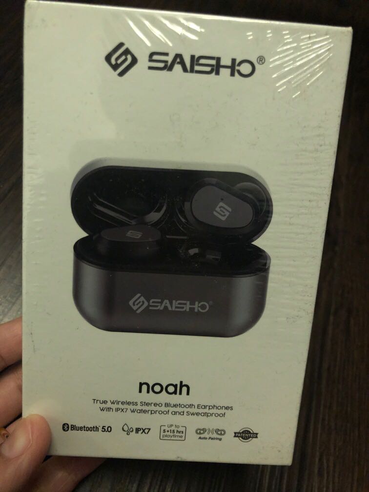 Saisho Noah wireless earphone Audio Earphones on Carousell
