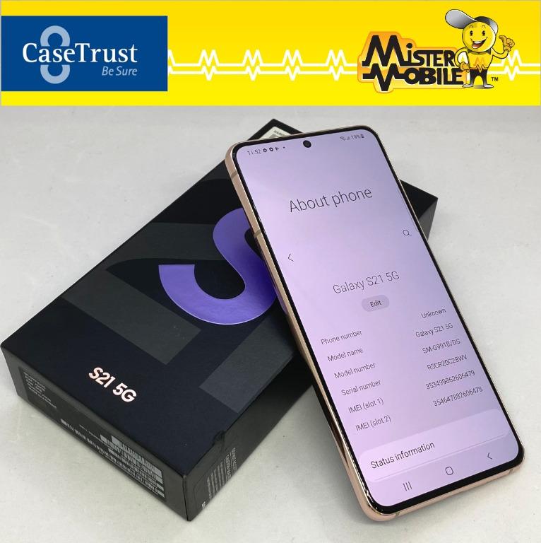 Samsung Galaxy S21 5g 256 256gb Phantom Violet Local Mobile Phones Gadgets Mobile Phones Android Phones Samsung On Carousell