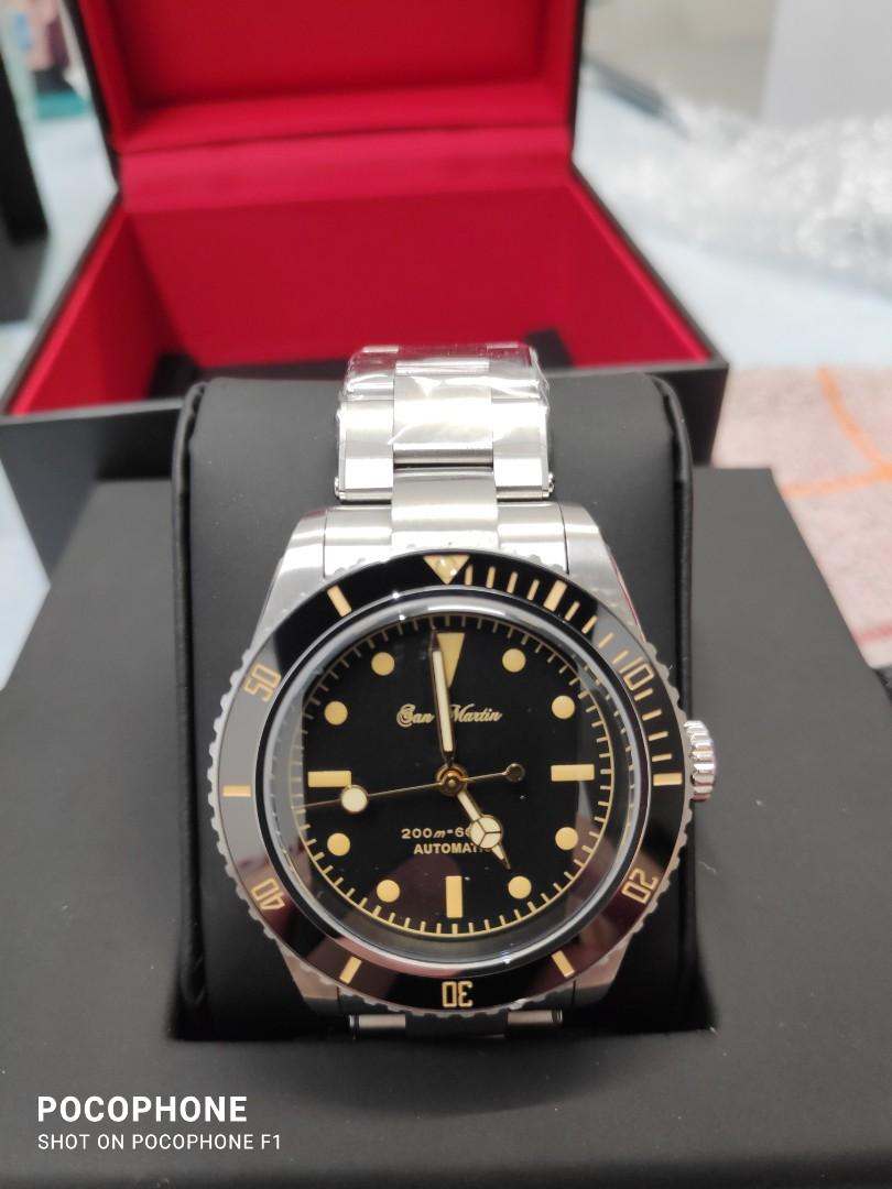 San Martin 6200 retro James Bond watch