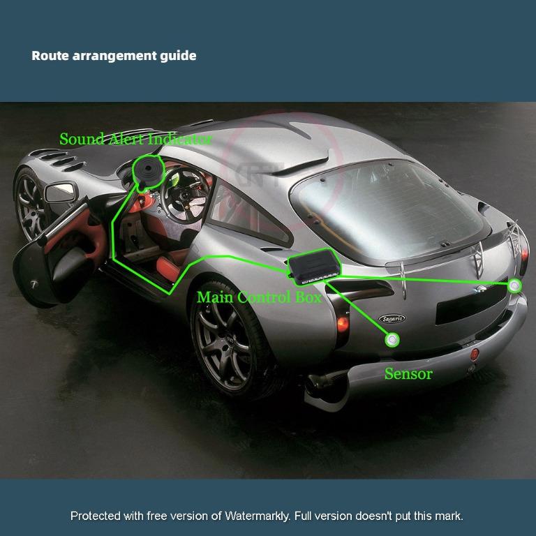 Sc452 Sensor Parking Kereta 2x Pcs Auto Accessories On Carousell