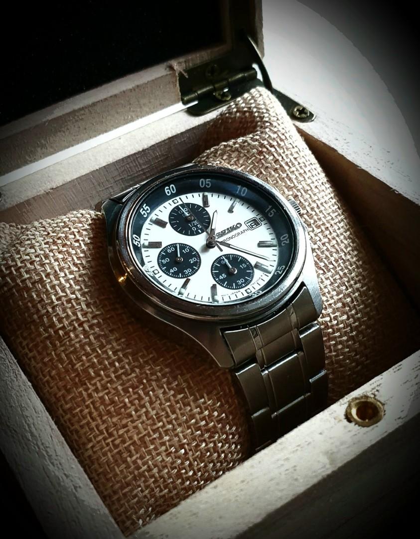 Seiko Chronograph SND219 7T92-0CC0 (Panda), Men's Fashion, Watches &  Accessories, Watches on Carousell