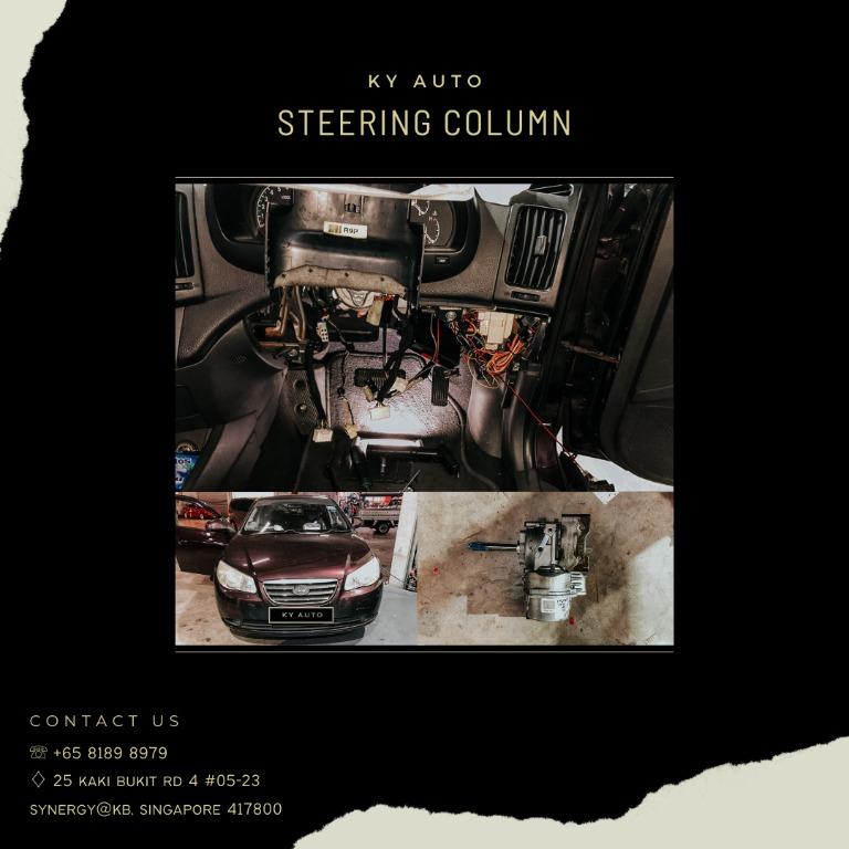 Hyundai Avante Steering Column Clicking Sound, Car Accessories, Car