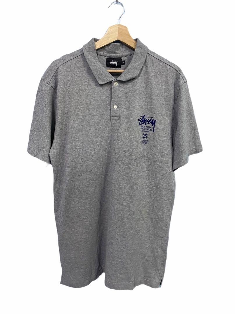STUSSY World Tour Polo Tee By Stussy Japan, Men's Fashion, Tops